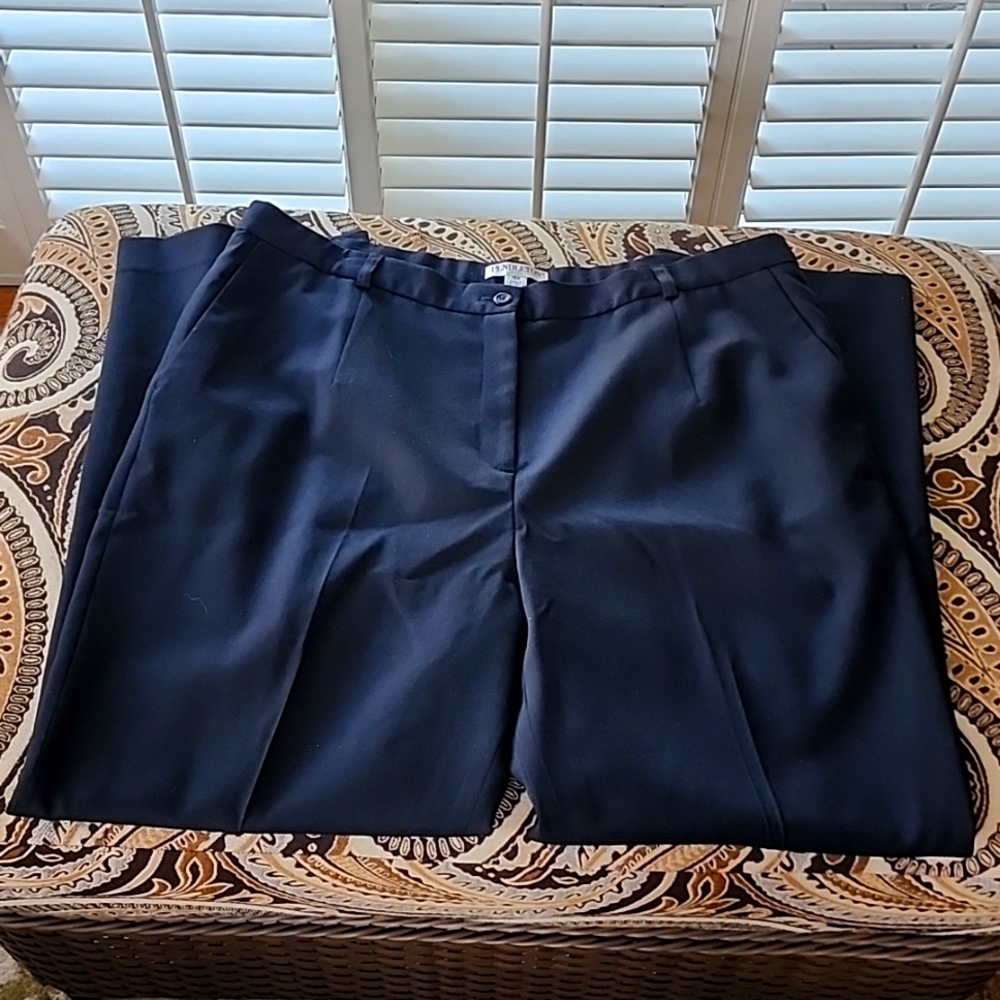 Pendleton Navy Straight-Leg Dress Pants